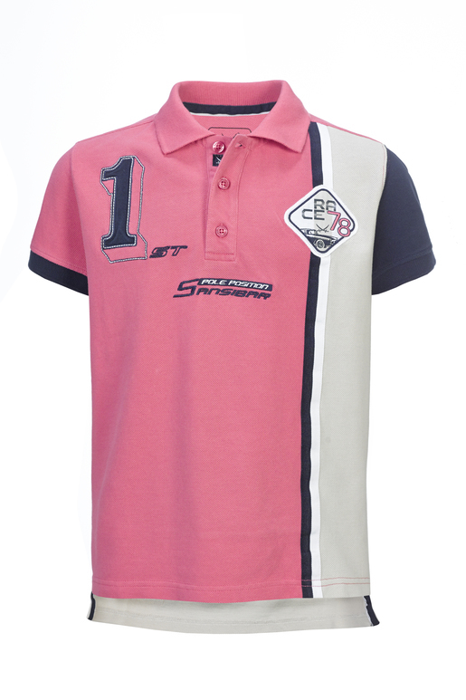 Kinder Poloshirt RACE , pink, 128/134 