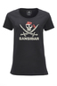 Damen T-Shirt SKULL , BLACK, S 