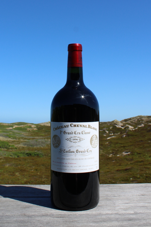 1996er St. Emilion Château Cheval Blanc 1er Grand Cru Classé A 12,5 %Vol Doppelmagnum 3,0Ltr