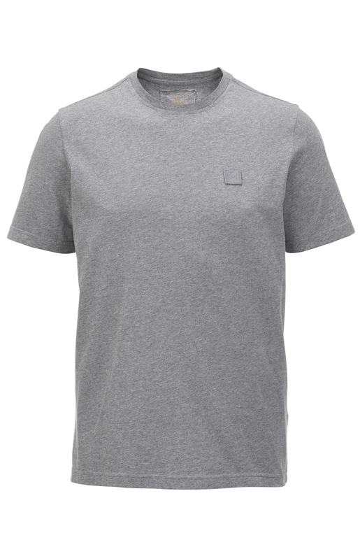 Herren T-Shirt BASIC , GREYMELANGE, L 