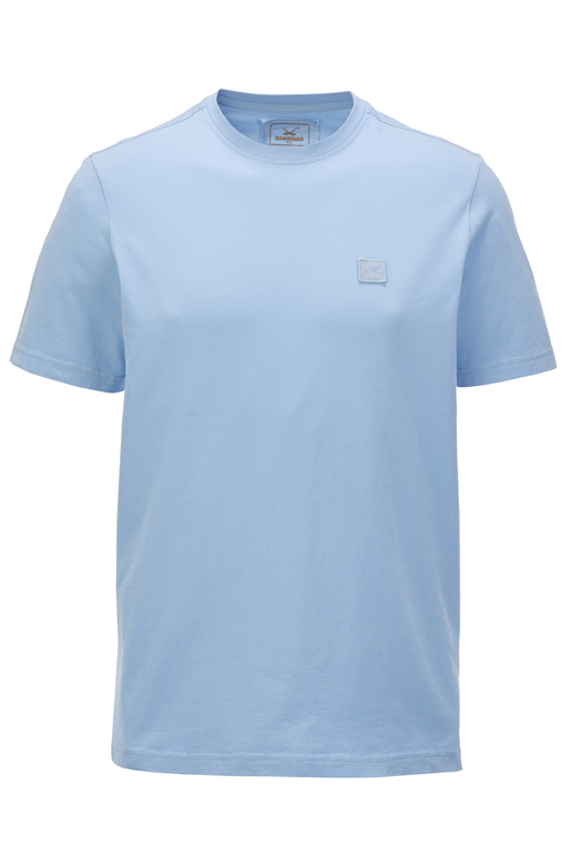 Herren T-Shirt BASIC , ICE BLUE, L 