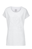 Damen T-Shirt DEVORÈ SKULL , WHITE, S 
