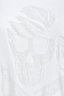 Damen T-Shirt DEVORÈ SKULL , WHITE, XL 