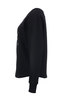 Damen One-Shoulder Sweater , BLACK, S 