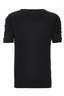 Damen T-Shirt FLOWER , BLACK, XL 