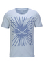 Herren T-Shirt RAYS , DOVE BLUE, XL 