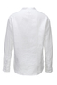 Herren Stehkragenhemd , WHITE, XL 