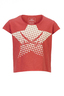 Mädchen T-Shirt STAR , CAYENNE, 104/110 