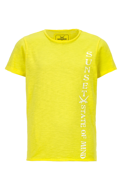 Kinder T-Shirt STAR , YELLOW, 104/110 
