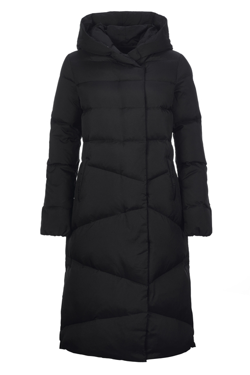 Damen Daunen Mantel , BLACK, XL 