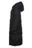 Damen Daunen Mantel , BLACK, XS 