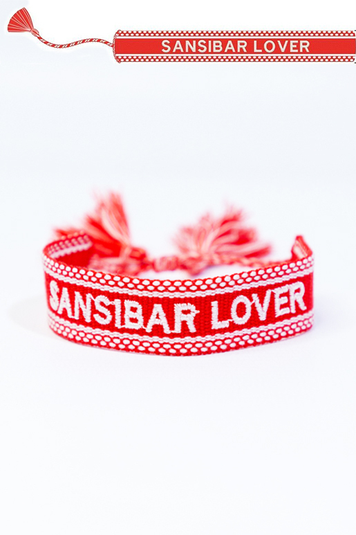 Sansibar Armband , RED / WHITE, ONE SIZE 