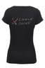 Damen T-Shirt UDO COOLE SOCKE , BLACK, XXL 