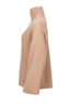 Damen Cashmere Mockneck Pullover , BRANDY, XL/2XL 