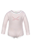 Baby Body STRIPES , PINK / WEISS, 86/92 
