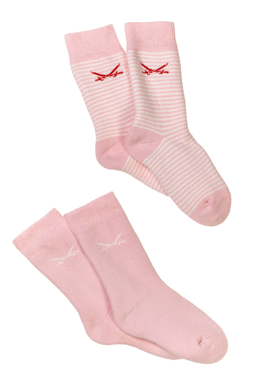 Kinder Frottee Socken Doppelpack , ROSA, 23-26 