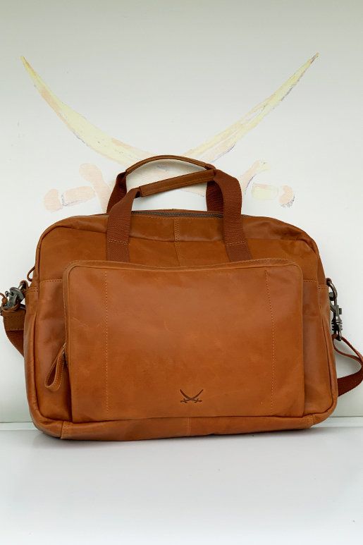 SB-2421 Business Bag , -, COGNAC 