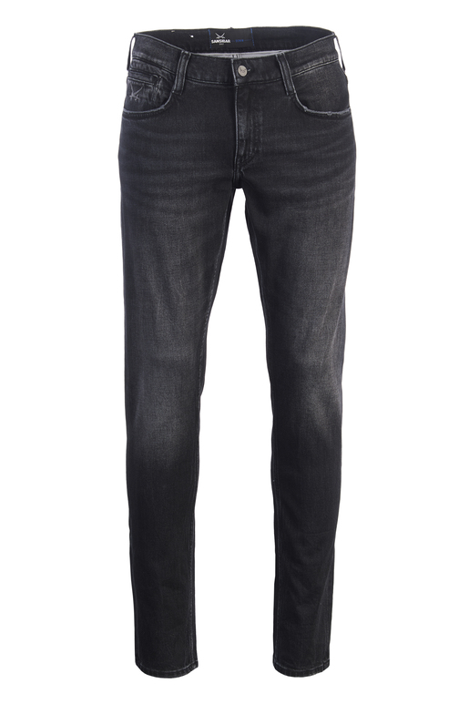 Herren Jeans TAPERED , BLACK, 31/32 