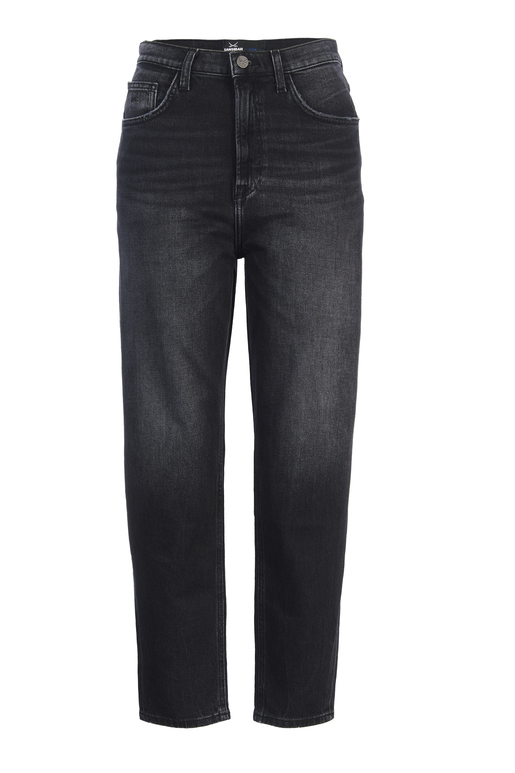 Damen Jeans MOM FIT , BLACK, 25/30 