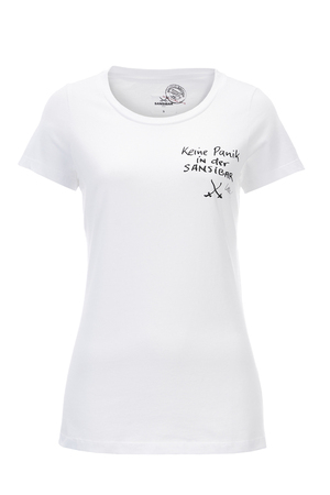 Damen T-Shirt UDO KEINE PANIK , WHITE, XXXL 