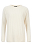 Damen CashSilk Pullover Oversized , ECRU, XL 