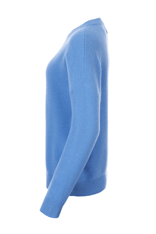 Damen Cashmere Pullover , AZUR BLUE, XS 