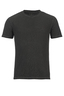 Herren T-Shirt PLAIN , BLACK, XXL 