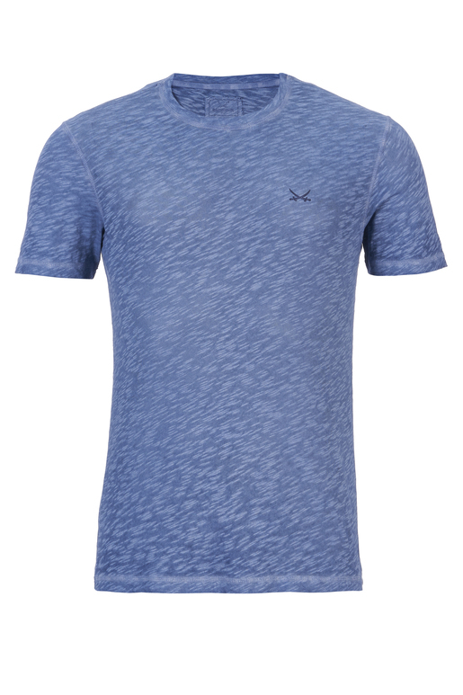 Herren T-Shirt PLAIN , NAVY, XL 