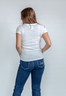 Damen T-Shirt PLAIN , WHITE, XXS 
