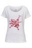 Damen T-Shirt VALENTINE , WHITE, XS 