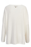 Damen Cashmere V-Neck Pullover , OFFWHITE, XL 