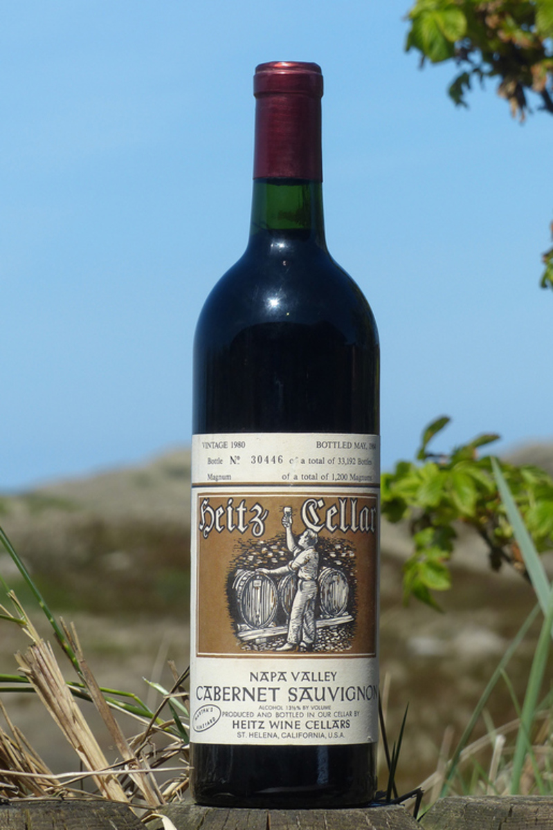 1980er Heitz Cellar Martha´s Vineyard Cabernet Sauvignon 13,5 %Vol 0,75Ltr
