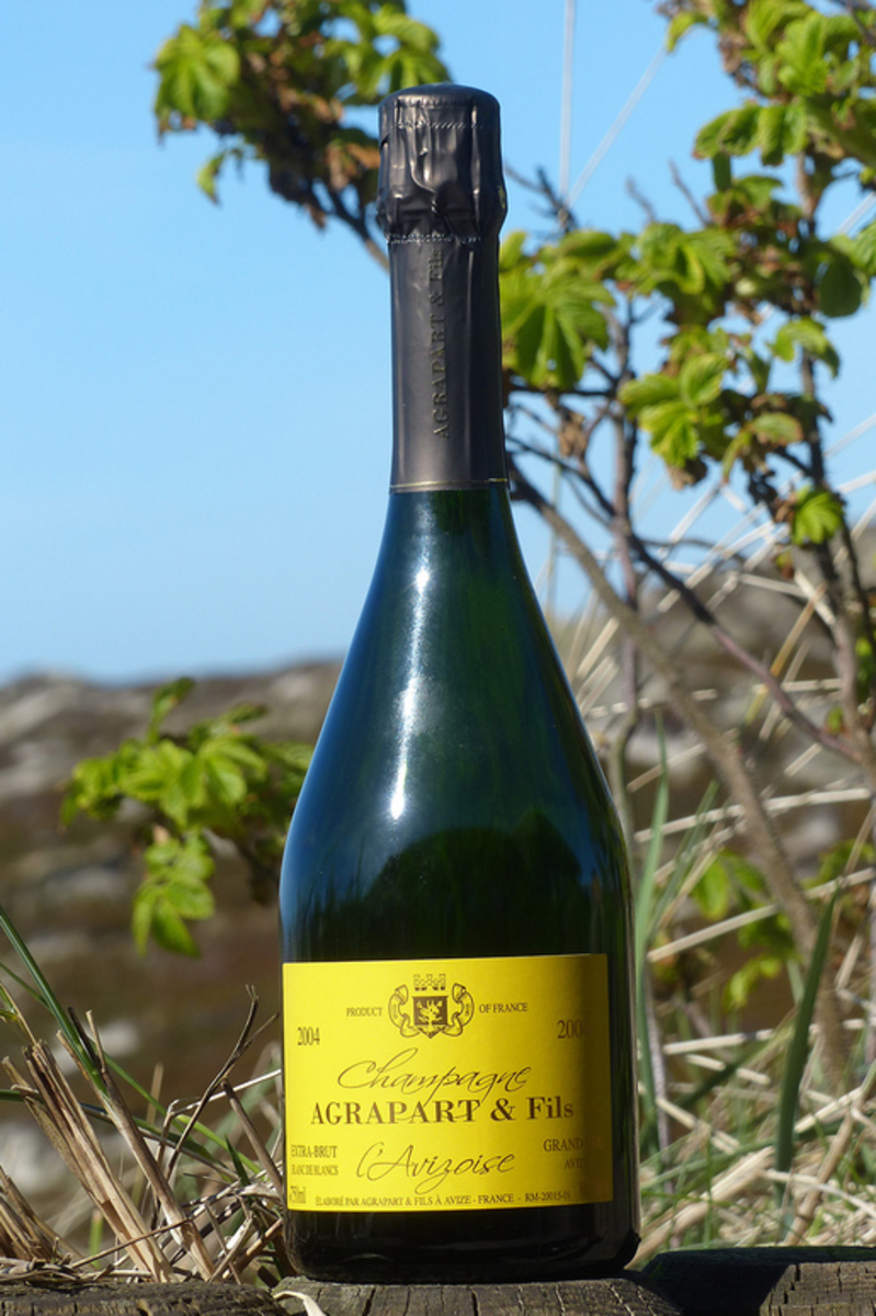 2004er Champagne Agrapart & Fils Extra Brut Grand Cru Blanc de Blanc Avizoise 0,75Ltr