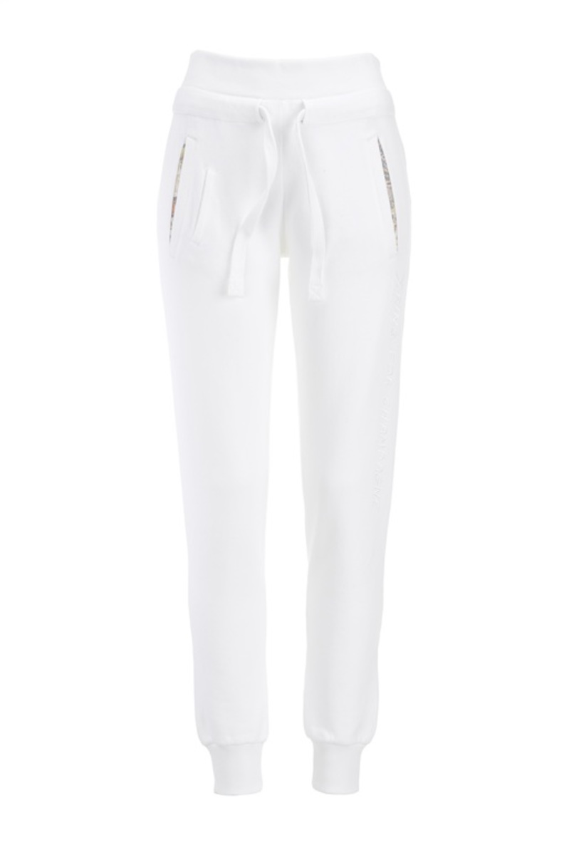 Damen Sweatpant „Ring for Champagne“, White, Gr. XS