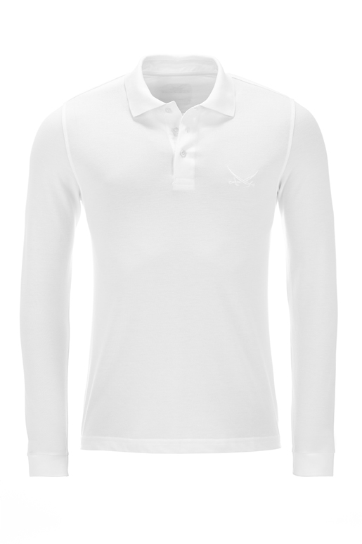 Herren LA Poloshirt PIMA COTTON , white, XS 
