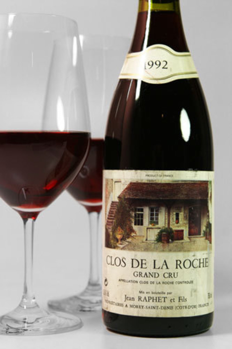 1992er Domaine Raphet Clos de la Roche Grand Cru 13,5 %Vol 0,75Ltr