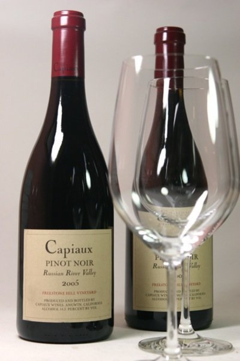 2005er Capiaux Cellars Pinot Noir "Freestone Hill Vineyard" 14,5 %Vol