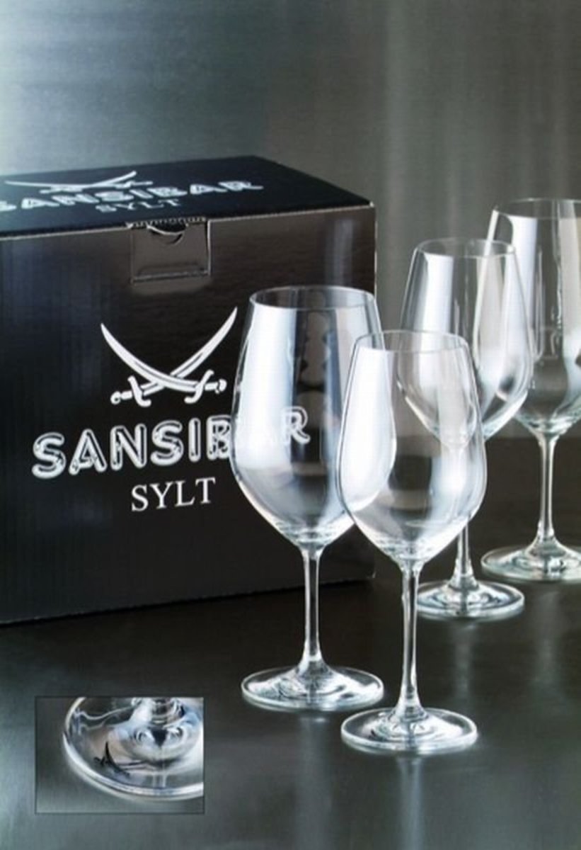 Schott - Zwiesel 1 Karton Sansibar Weißwein Glas mit Logo ( 6 Gläser)