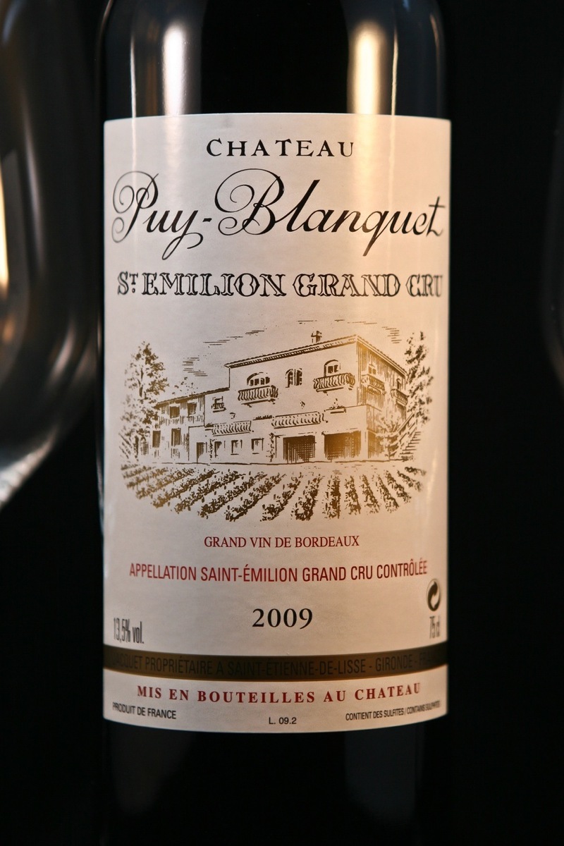 2009er St Emilion Chateau Puy Blanquet 0,75 Ltr.
