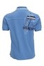 Herren Poloshirt YACHTING 0212, Azur blue, Gr. S