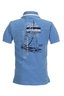Jungen Poloshirt YACHTING 0113, Azur blue, Gr. 92/98