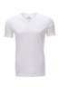 Herren T-Shirt Pima Cotton V-Ausschnitt Doppelpack , White, Gr. XXS