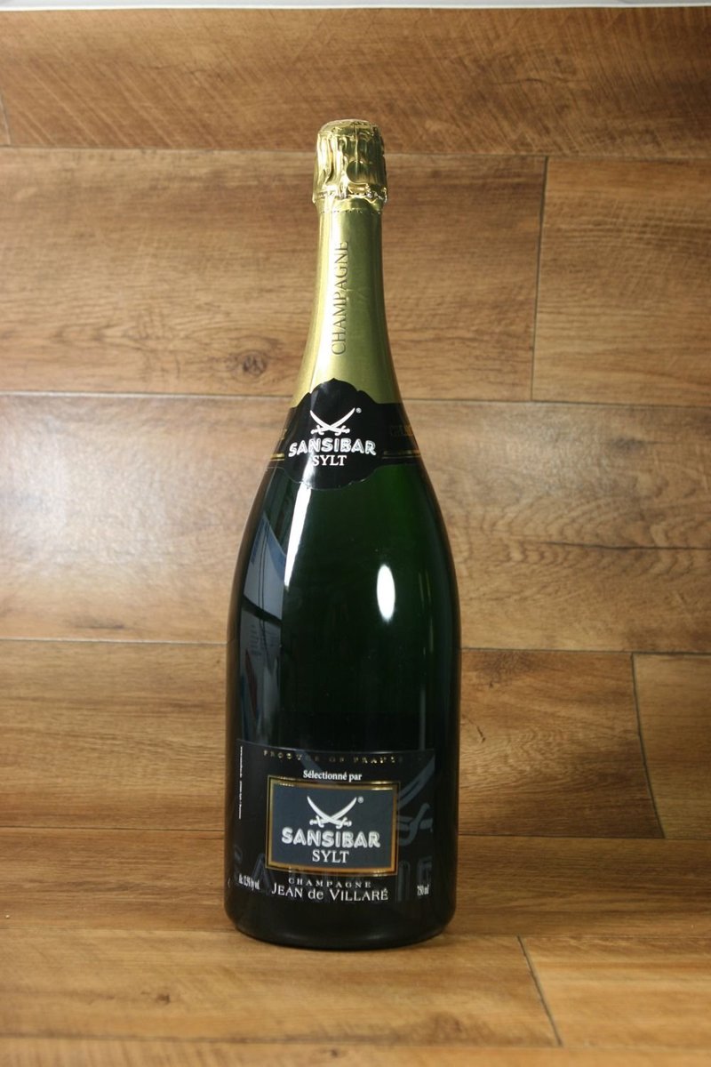 Champagner Jean de Villaré Brut "Edition Sansibar", Gr. Magnum 1,5 Ltr.