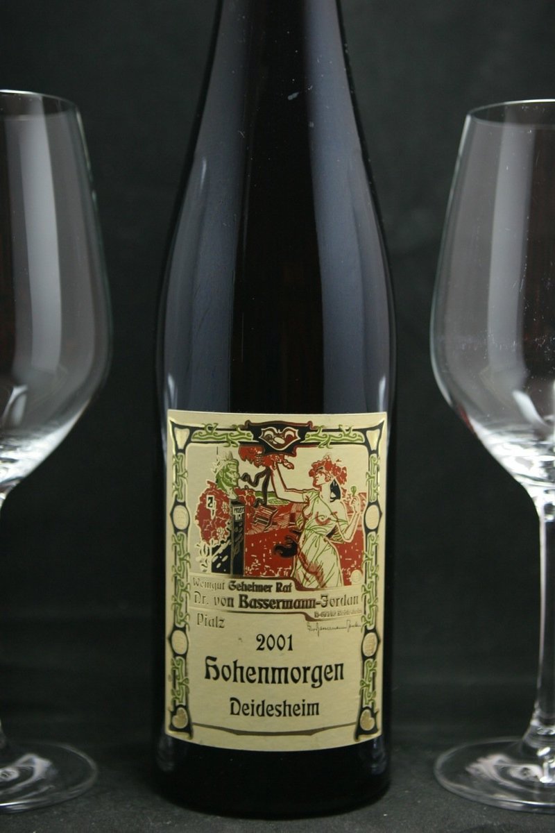 2001er Weingut Bassermann-Jordan Hohenmorgen Grosses Gewächs Pfalz Riesling trocken 13,0 %Vol 0,75Ltr.