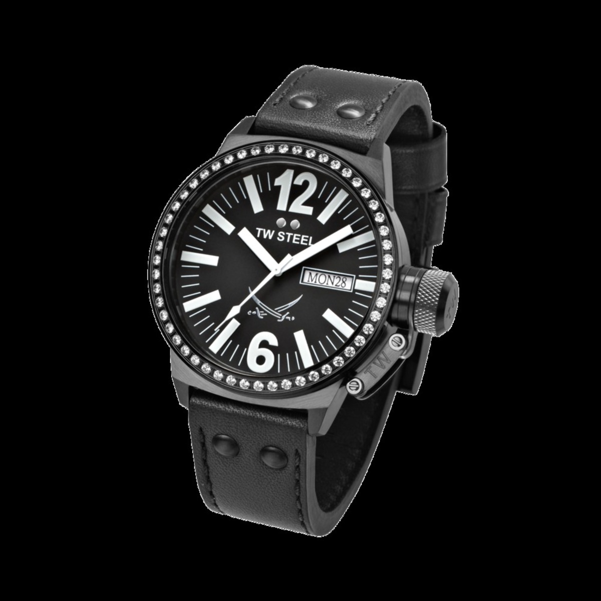 Sansibar TW Steel Uhr 851 "Black Crystal