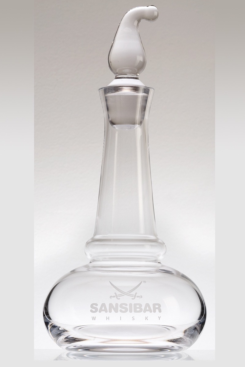 Sansibar Whisky Dekanter mit Logo 