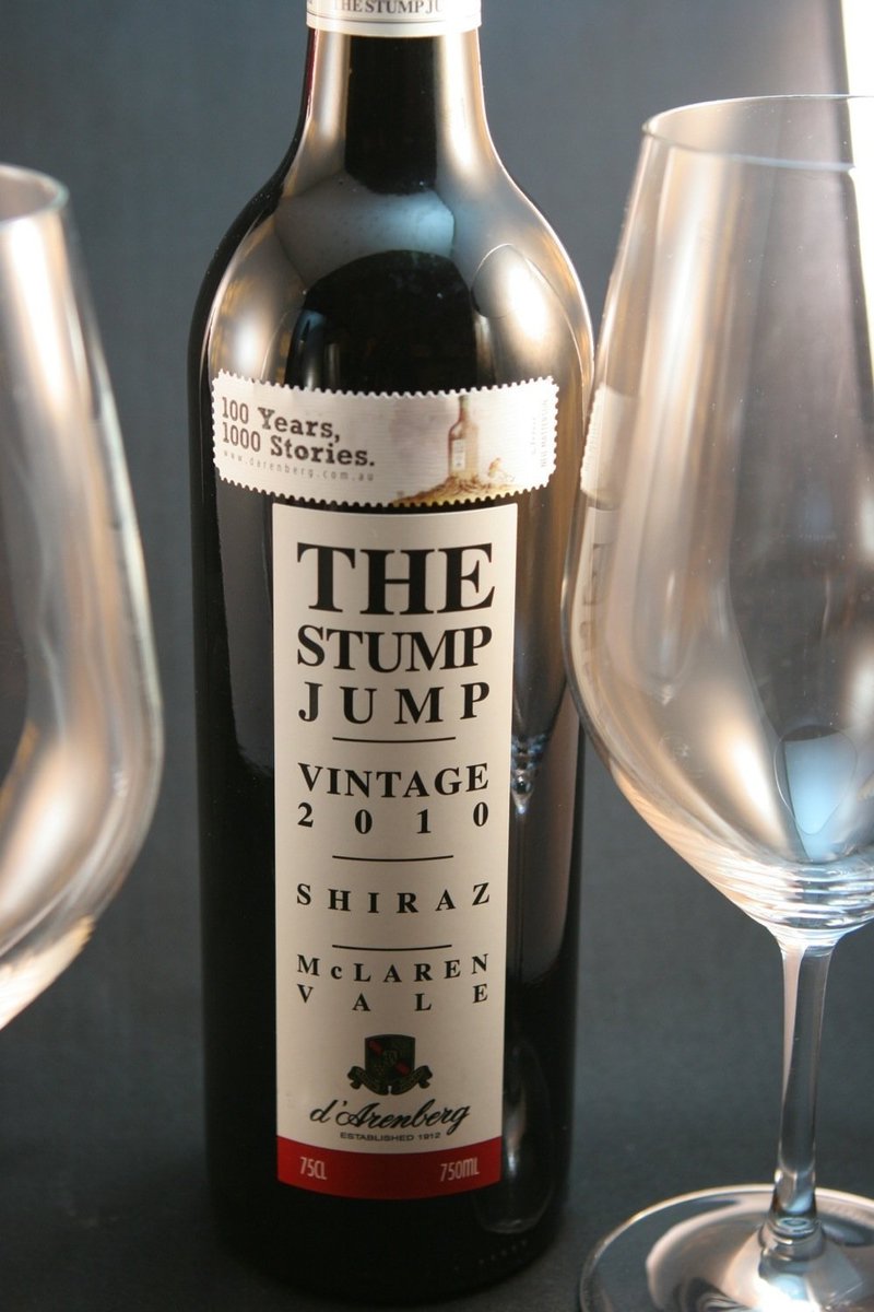 2010er D´Arenberg Winery The Stump Jump Shiraz 0,75Ltr