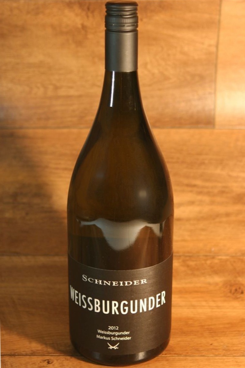 2012er Schneider 3,0 Weissburgunder Doppelmagnum 3,0Ltr