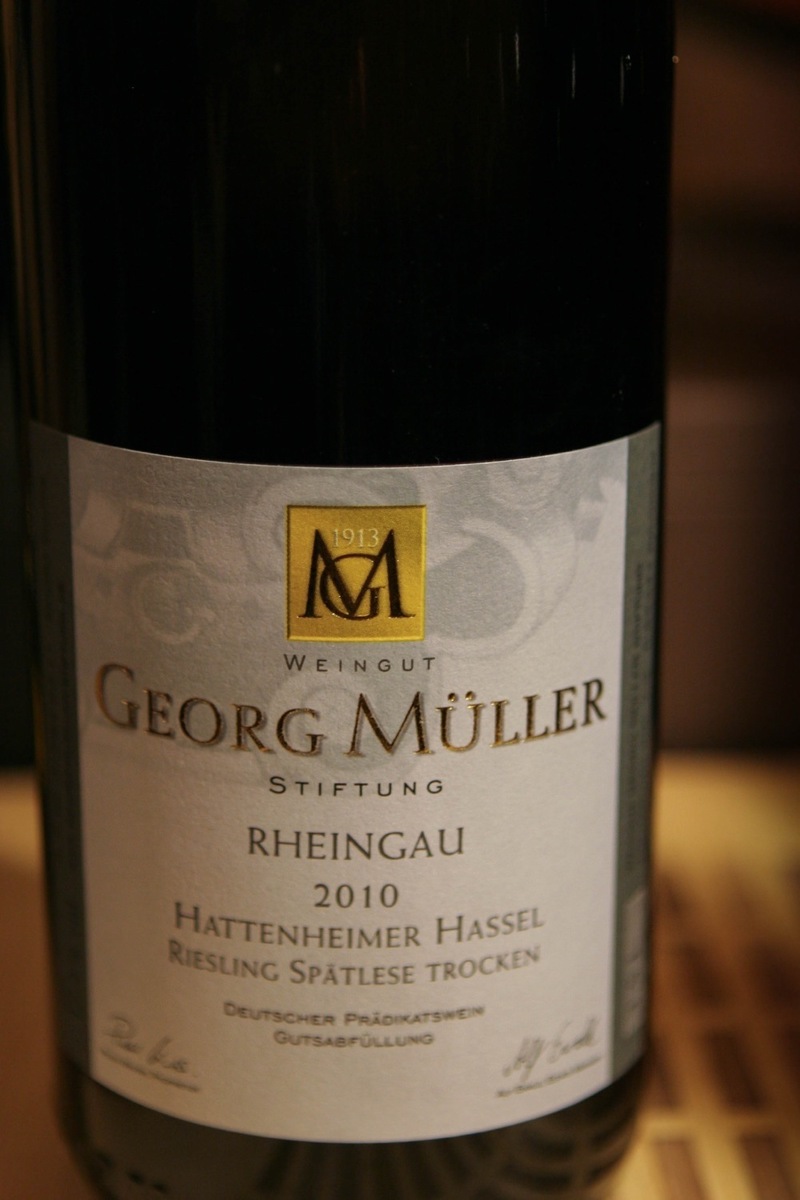 2010er Georg Müller Stiftung Hattenheimer Hassel Riesling Spätlese Magnum 1,5Ltr