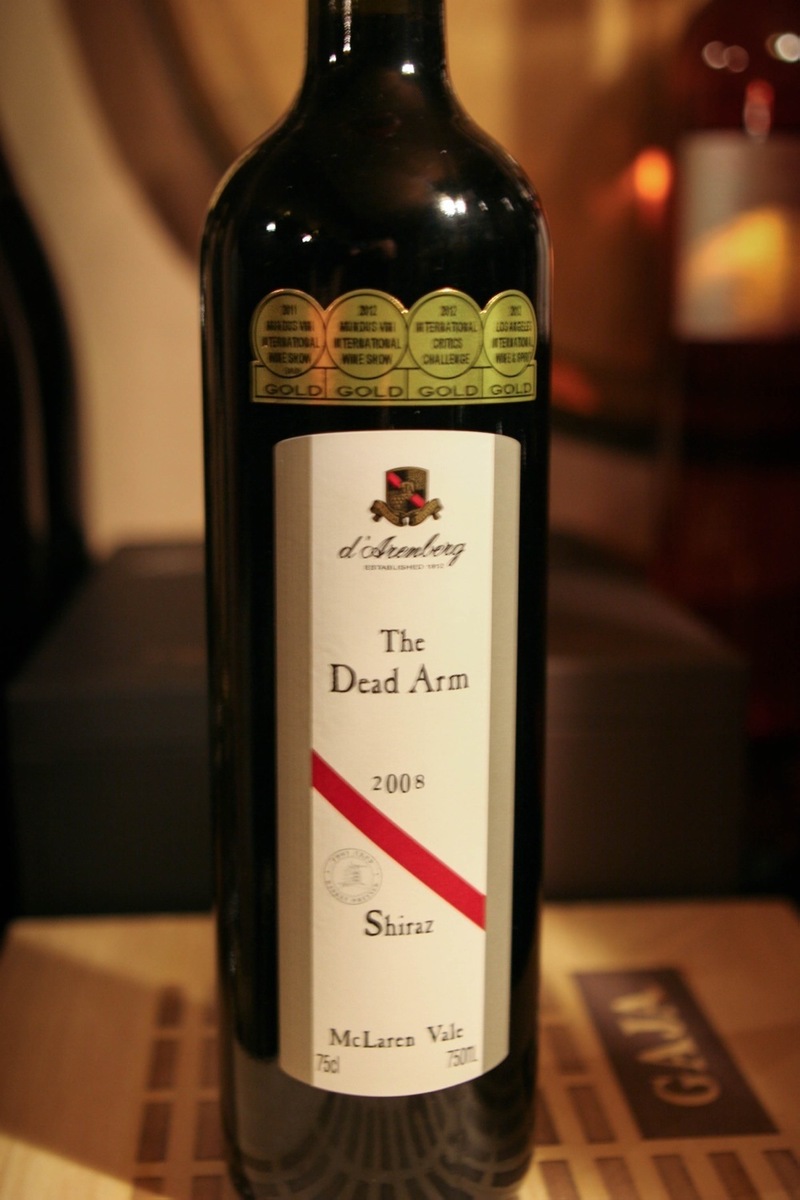 2008er D´Arenberg Winery "Dead Arm" Shiraz 0,75Ltr